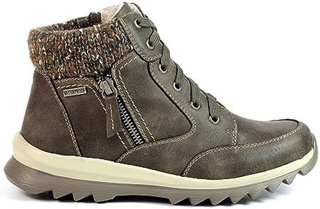 Ladies Buttermere Taupe Waterproof Ankle Boot, Taupe, 5 UK