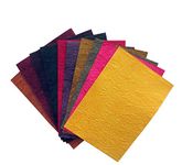 Paraspapermart A4 Size Multicoloured Handmade Paper Sheets For Decoration, Art & Craft, Project Work, More (Pack Of 10), Acrylic