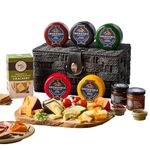 Snowdonia Cheese Company | Quintessential Cheese Hamper Gift Set | 5 Luxury Welsh Cheeses, 2 Artisan Chutneys and Wholemeal Crackers