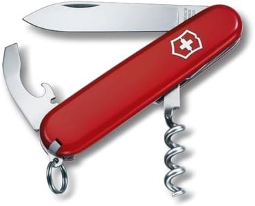 Victorinox Swiss Army Knife - Waiter - 9 Functions Multitool for Wine Lovers - Red, 84 mm