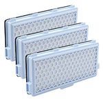 3 Packs SF-HA 50 HEPA Air Clean Filters Replacement for Miele Hoover S4, S5, S6, S8, S8000, S8999, S6000, S6999, S5000, S5999, S4000, S4999, Complete C2, Complete C3, Compact C1, Compact C2