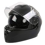 Westt Modular Motorcycle Helmet - Dirtbike Helmets for Men Women - ATV Helmets Liftable Dual Visor & Chin Full Face DOT Helmet(XL/Black Gold Torque)