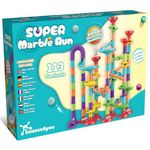 Science4you Super Marble Run - Marble Games for Kids, 113 Pieces and Marbles included, Educational Stem Toys for 3+ year olds, Gift for Boys and Girls, Red
