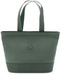 Bugaboo Changing Bag, Nappy Bag with Easy Access Pockets, Insulated Bottle Holder, Changing Mat and 3 Clutches, in Forest Green