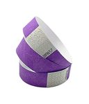 Tyvek Paper Wristband Purple Color On Amazon (50)