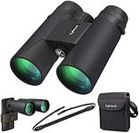 Kylietech 12x42 Binoculars for Adults, Compact HD Professional Binoculars for Bird Watching Travel Stargazing Hunting Concerts Sports-BAK4 Prism FMC Lens with Phone Mount Strap Carrying Bag