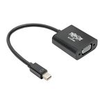 Tripp Lite Mini DisplayPort to VGA Adapter Active 1080p Black mDP to VGA 6in - Mini DisplayPort/VGA