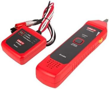 UNI-T Uni-Trend Cable and Network Tester UT682 UT682D Wire Tracker Toner Probe Telephone Line Network Cable Ethernet LAN Tester Calibration Detector Line Finder(UT682D)