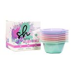 Simply Hair 7 Connecting Colour Bowls Set â€“ Tint Bowl Set for Hair Colour - Hair Mixing Bowl for Hairdressing Kit - Hair Colouring Tools, Balayage Kit, Highlight Kit â€“ 7 Pack