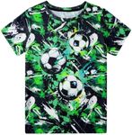 Evensu Shirts for Boy Size 10-12 T-Shirt Kids Green Football Hawaiian Shirts for Girls 3D Print Beach School Outfit 9 Years Sport Tees