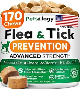 Flea and Tick Prevention for Dogs Pills - 170 Soft Chewables - Oral Defense