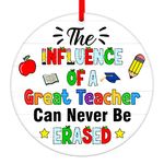 D4DREAM Teacher Appreciation Gifts for Women Teacher Gifts Teacher Appreciation Ornaments Graduation Back to School Valentines Day Gifts for Retired Daycare Teacher End of Year Gifts from Student