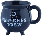 Witches Brew Cauldron Black Mug Novelty 10cm Tea Coffee Soup Cup Gift Boxed