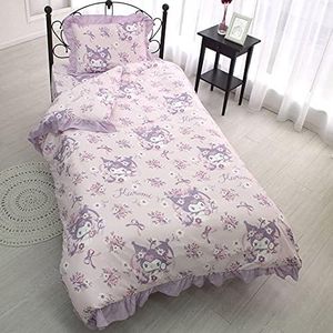 Sanrio SB-565-S Chromi Volume Ruffle Duvet Cover 3-Piece Set Pillow Case Sheet Duvet Cover Single