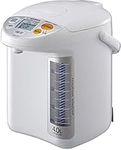 Zojirushi CD-LFC40 Panorama Window Micom Water Boiler and Warmer, 135 oz/4.0 L, White