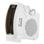 Amazon Brand - Solimo 2000/1000 Watts Room Heater with Adjustable Thermostat (ISI certified, White colour, Ideal for small to medium room/area)