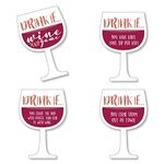 Big Dot of Happiness Drink If Game - But First, Wine - Wine Tasting Party Game - 24 Count