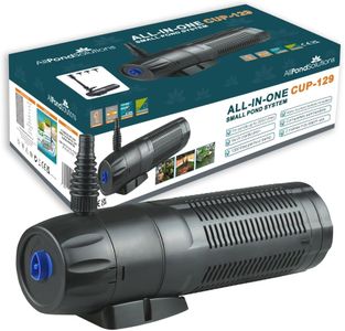AllPondSolutions Pond Pump Filter with Fountain & 9W UV – 1000L