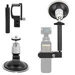 Camera Suction Mount, Car Bracket Suction Cup Holder Aluminum Alloy Plastic Camera Stand for DJI OSMO POCKET/POCKET 2 Camera