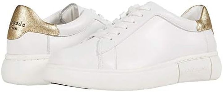 Kate Spade New York Women's Lift Lace Up Sneaker, White, 9.5 US