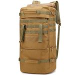 ITHWIU Tactical Backpacks, Large Capacity 60L Military Backpack Army Molle for Outdoor Hiking, Camping, Hunting, Army Green