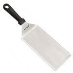 Stainless Steel Metal Griddle Spatula - 4 x 8 in Hamburger Turner Scraper - Pancake Flipper - Great for BBQ Grill and Flat Top Griddle - Commercial Grade