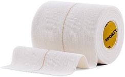 SPORTTAPE EAB Fabric Strapping Tape - 7.5cm x 4.5m | Elastic Adhesive Bandage Fabric Tape, Rugby Lifting & Strapping Tape, Extra Strong Sports Tape, Non-Tear Centreline, Cloth EAB - Single Roll