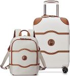 DELSEY PARIS Chatelet Air 2.0 Hardside Luggage with Spinner Wheels, Angora, 2 Piece Set 20/Backpack, Chatelet Air 2.0 Hardside Luggage with Spinner Wheels