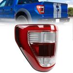 LED Tail Light Assembly Brake Rear Lamp W/Blind Spots Compatible with Ford F150 F-150 King Ranch Lariat Limited Platinum 2021 2022 2023 Replace ML3Z-13405-D (Left)