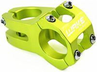 Wake 31.8 Stem 45mm Bike Stem Mountain Bike Stem Short Handlebar Stem for Most Bicycle, Road Bike, MTB, BMX, Fixie Gear, Cycling (Aluminum Alloy, Green)