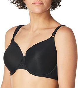 Olga Women's to A Tee Underwire Contour Bra, Black, 44C