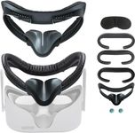 VR Face Pad for Oculus Quest 2, Fitness Facial Interface Bracket, 3pcs Foam Cushion, Anti-fogging Sweatproof Face Cover for Oculus Quest 2 Accessories Replacement