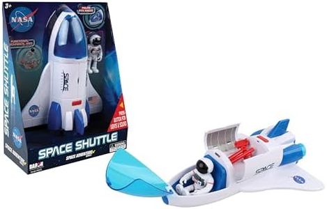 Daron NASA Space Adventure Series: Space Shuttle with Lights & Sounds & Figure, Approx 9" X 7"