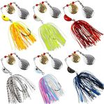 Spinnerbait Fishing Lures Kit Set, 