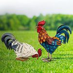 Shorayn Garden Rooster Statues for Outdoor