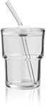 cosnou 13OZ/400ML Ice Coffee Glass 