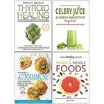 Medical Medium Thyroid Healing, Celery Juice & Green Smoothie Recipe Book, Medical Autoimmune, Hidden Healing Powers 4 Books Collection Set