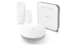 Bosch Smart Home starter kit break-in protection with smoke detector II and door/window contact II, with app control, compatible with Apple HomeKit - Amazon Edition