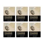 Mirabelle Cosmetics Korea Gold + Charcoal Facial Sheet Mask | Sebum Control | Reduce Spots | Women & Men | Made In Korea | Combo Pack Of 6 (Each 25ml)