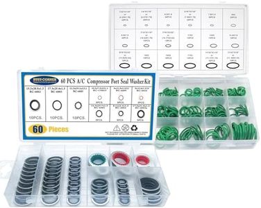 60 PCS 9 Sizes Gasket Air Conditioning System Seal Kit, 270 PCS 18 Sizes A/C O Ring Seals Rubber O-Rings