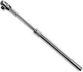 Abn 3/4 Inch Drive Industrial Extendable Ratchet - 24 to 39in Telescoping Locking Shaft Reversible Torque Wrench