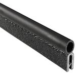 TRIM-LOK - 3100B3X1/8C-25 Trim-Lok Trim Seal with Top Bulb – Fits 1/8†Edge, 3/8†Bulb Seal Diameter, 25’ Length – PVC Plastic Trim with EPDM Rubber Seal, Easy to Install for Cars, Boats, RVs, Trucks, and Home Applications