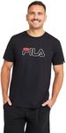 FILA Men's Classic 2.0 Tee, Black, 