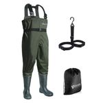 OXYVAN Waders Waterproof Lightweight Fishing Waders with Boots Bootfoot Hunting Chest Waders for Men Women