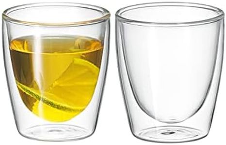 Avanti Café Twin Wall Glass Set, Clear, 15523, 150ml