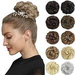 Rose bud Messy Bun Hair Pieces For 