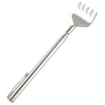 Iktu Stainless Steel Back Scratcher, Back Itch with Extendable Telescopic Handle, Back Scratcher Against Itching, Scratches with Extendable Rod, Back Scratcher for Itching, Relief, Body Relaxation