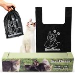 Sand Dipper Cat Litter Waste Bags | Strong Thick Odor Sealing (Tall 35 Roll)