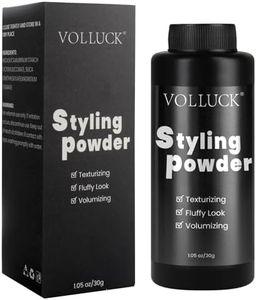 VOLLUCK Cera in Polvere per Capelli Uomo, 30 g Naturale Polvere Volumizzante Capelli, a Lunga Durata Polvere Capelli Uomo Donna