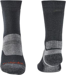 Bridgedale Men’s Hike All Season Merino Wool Socks, Gunmetal XL